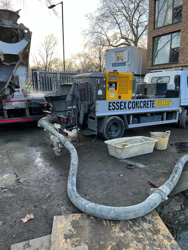 Concrete pump hire essex